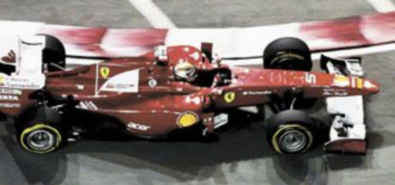 El piloto de Ferrari demostró que tiene tomada la medida al circuito asiático