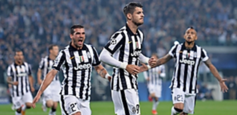 Álvaro Morata (c) no celebró el gol contra su exequipo