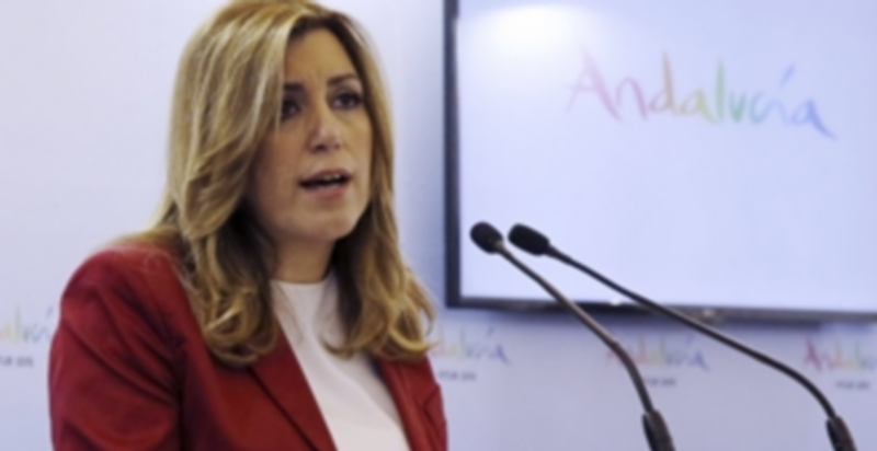 La presidenta de la Junta de Andalucía