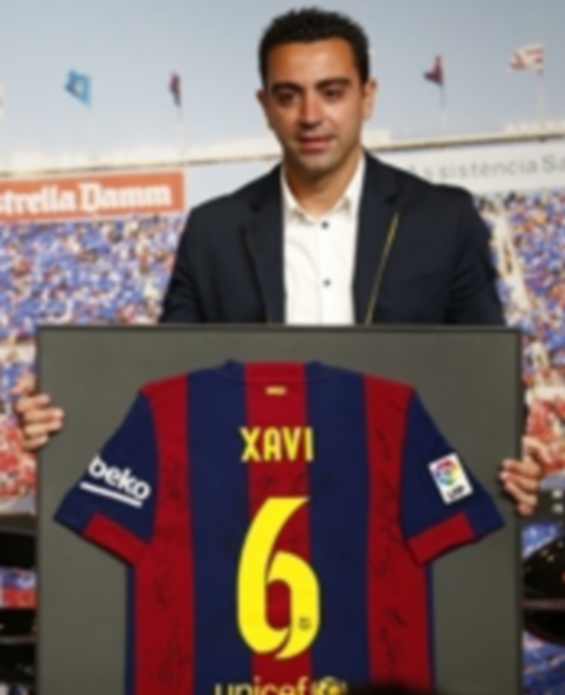Xavi: «Espero poder levantar la Champions y volver pronto» 1 El futbolista blaugrana