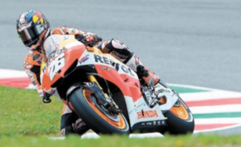 El de Honda saldrá desde la posición más adelantada de la  parrilla en la quinta prueba del Mundial que se disputa hoy en el circuito italiano de Mugello. / Efe