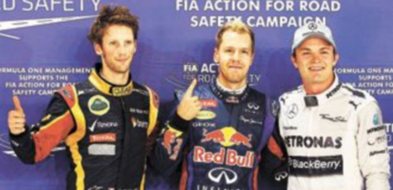 El vigente campeón del mundo superó a Nico Rosberg y a Romain Grosjean. / Reuters