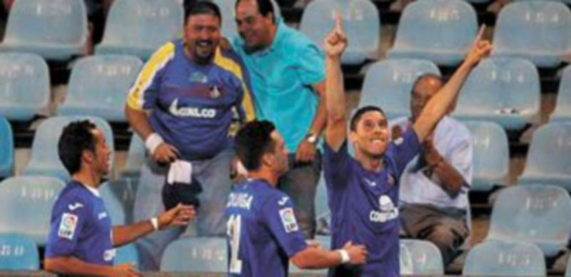 El equipo ‘azulón’ logró la victoria ante el Málaga