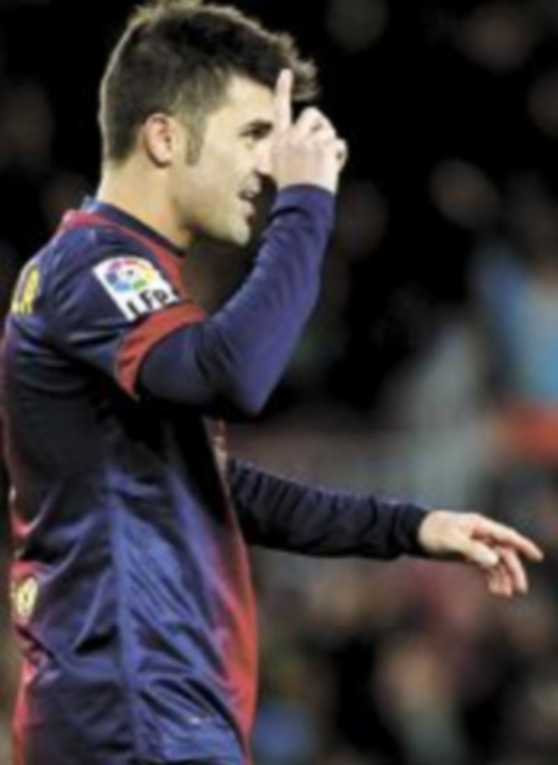 David Villa podría tener su oportunidad en el Nuevo Zorrilla. / Reuters