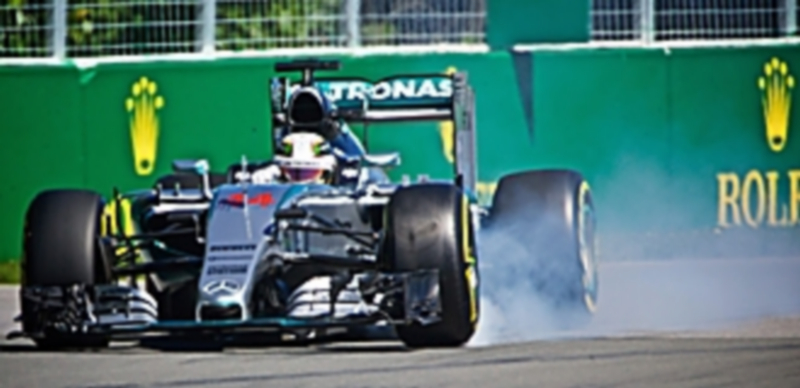 El piloto inglés de la escudería Mercedes