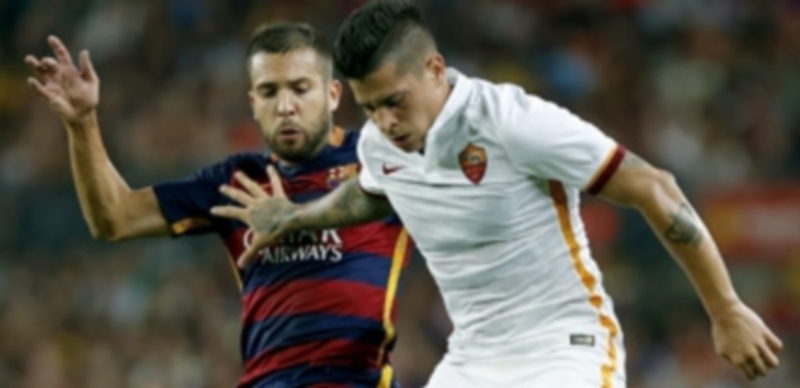 El barcelonista sufre una lesión en el semimembranoso de la pierna derecha tras el choque amistoso ante la Roma. / EFE