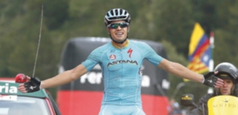 El ciclista del Astana