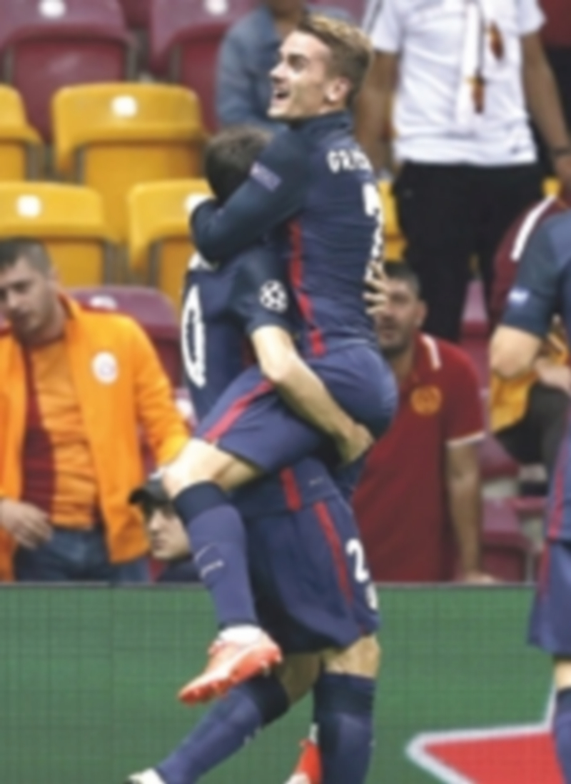 Griezmann demostró el martes ante el Galatasaray su gran olfato goleador. / EFE