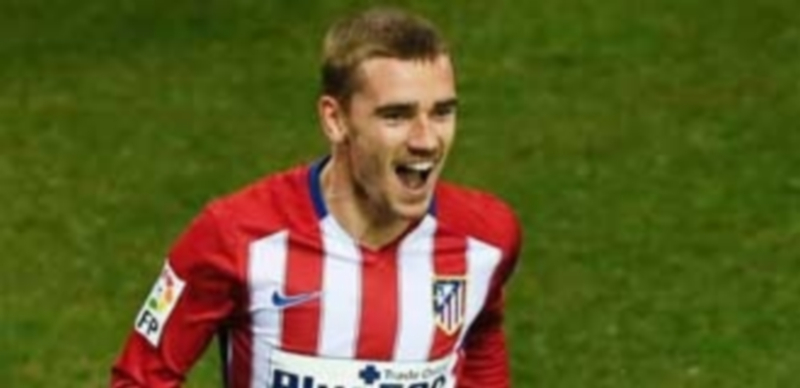Griezmann celebra su primer gol frente al Rayo