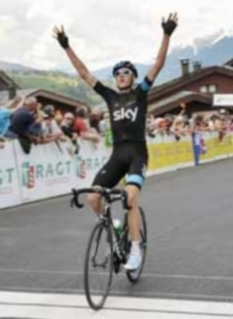 El ciclista británico Chris Froome del equipo Sky. / Europa Press