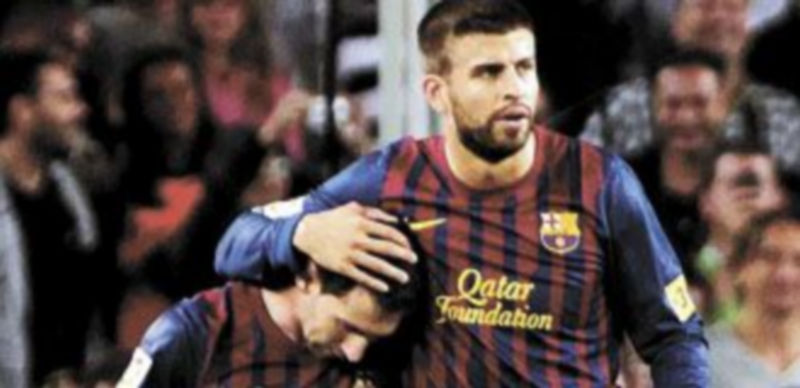 Leo Messi y Gerard Piqué estarán en el once inicial frente al conjunto cántabro. / Efe