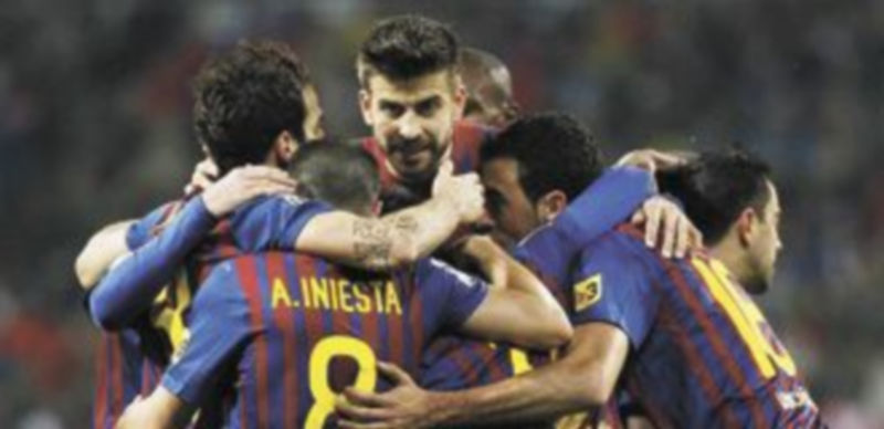 Los jugadores confían en los buenos resultados conseguidos en el Camp Nou. / Reuters.