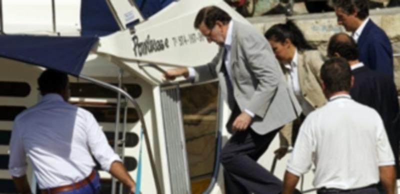 Rajoy respalda con su visita el Mundial de Vela de Santander 1 El presidente del Gobierno