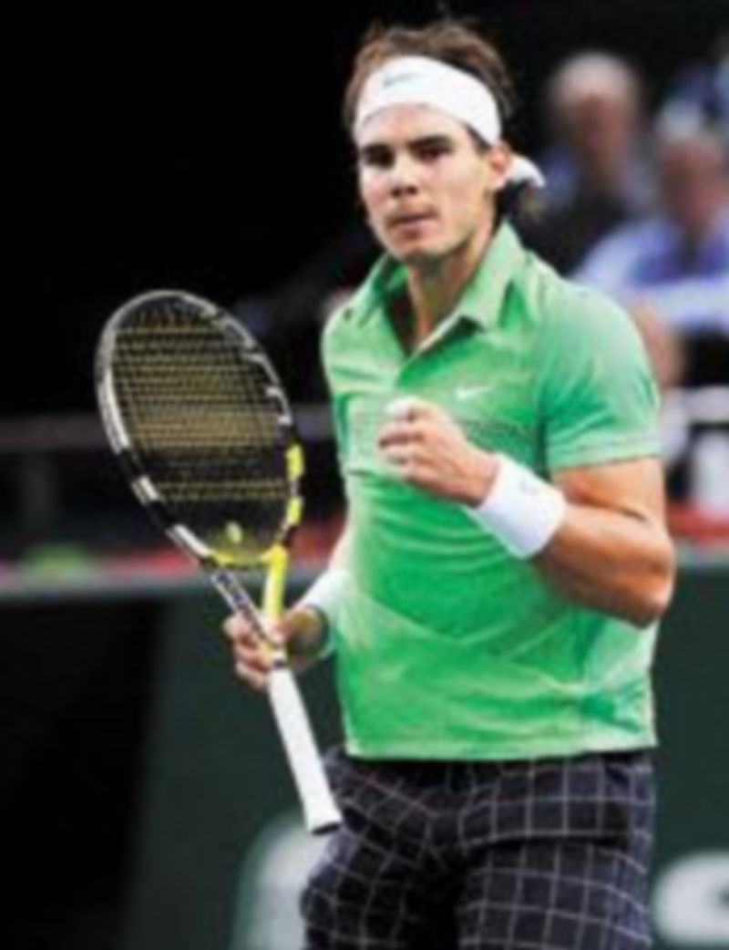 Rafa Nadal selló su victoria gracias a un doble 7-5. /EFE