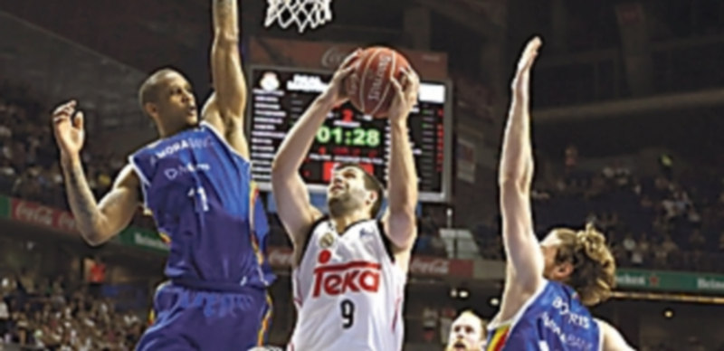 El pívot madridista Felipe Reyes