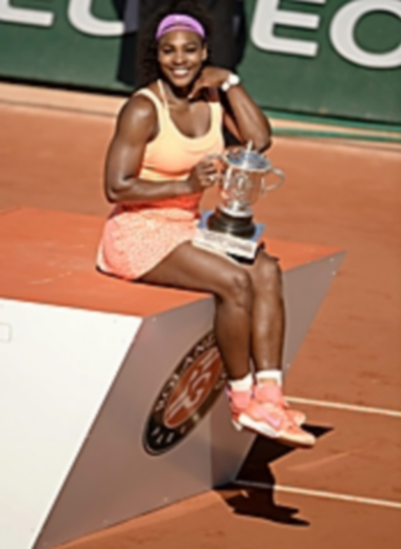 Serena Williams sumó en Roland Garros su vigésimo trofeo de ‘Grand Slam’. / EFE