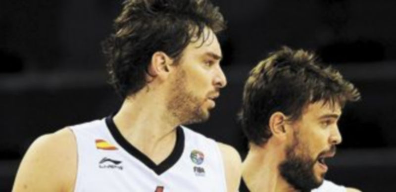 Los hermanos Pau y Marc Gasol están siendo los líderes del combinado español. / Efe.