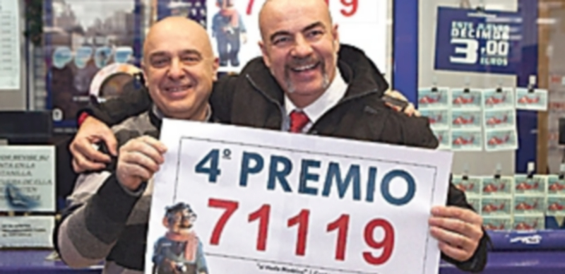 España entera se reparte los cuartos y quintos premios 1 Dos agraciados con el número 71.119