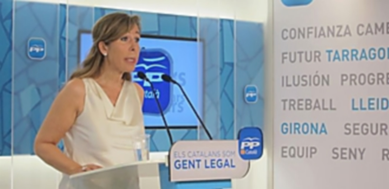 La líder del PP catalán
