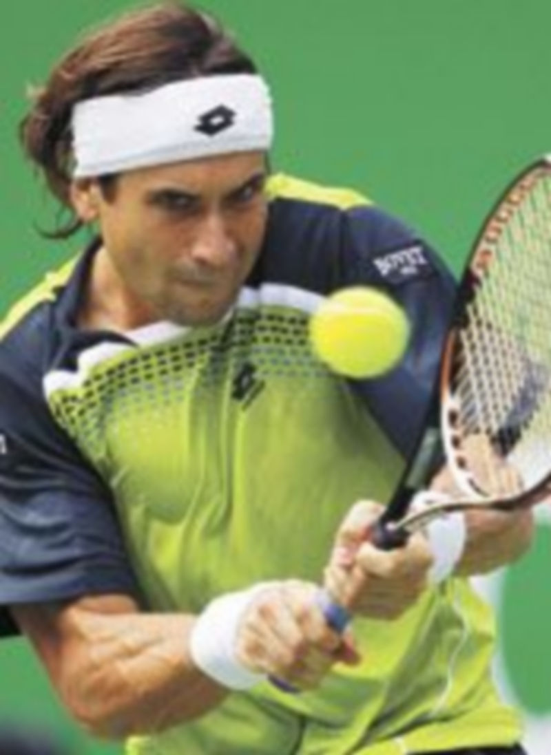 David Ferrer superó en tres mangas al estadounidense Andy Roddick. / Reuters