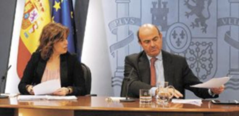 La vicepresidenta del Ejecutivo