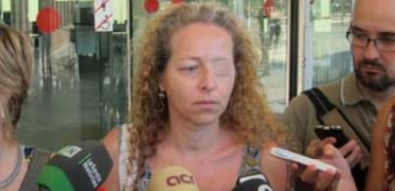 Ester Quintana durante una comparecencia ante los medios. / E.P.