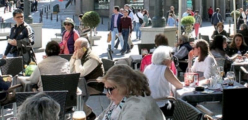 Invasión en la ciudad 1 Pasear por el centro histórico de la ciudad era complicado ayer