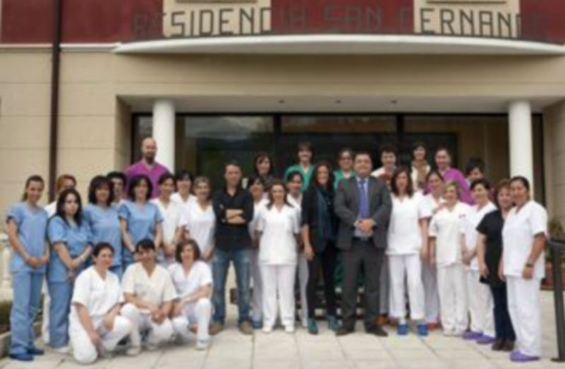 Equipo de profesionales de la Residencia Geriátrica San Fernando