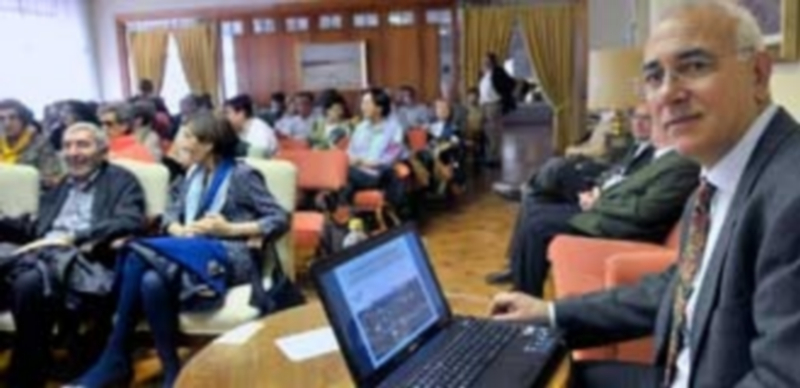 Diego Quirós fue el ponente de ayer del ciclo ‘Segovianos que hablan de Segovia’