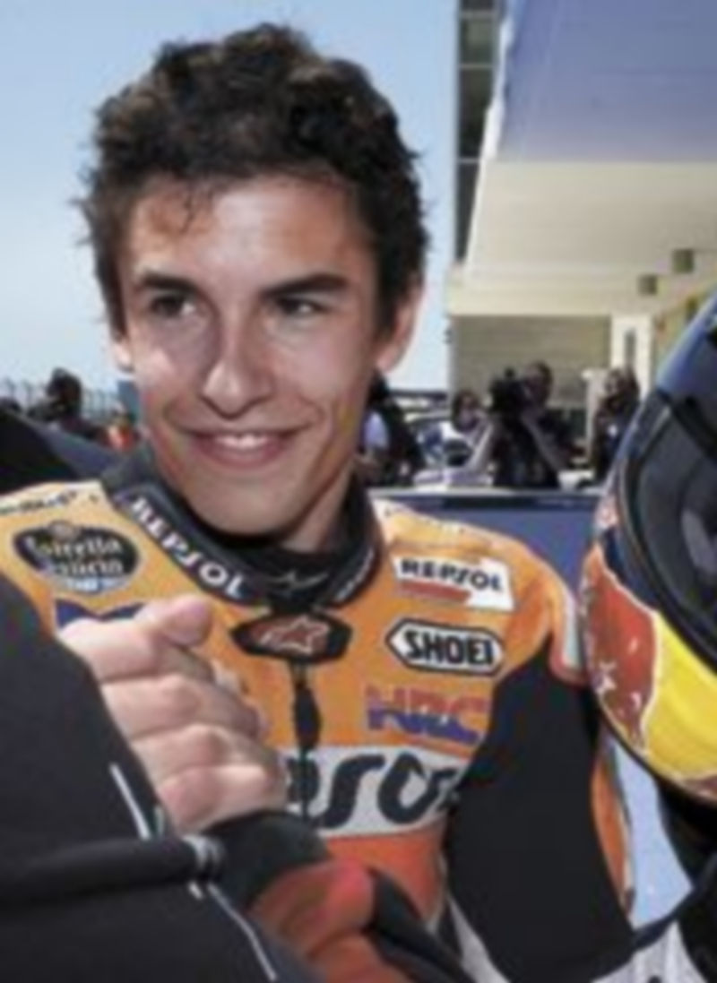 Márquez logró la ‘pole’ en Moto GP en su segundo Gran Premio. / Efe