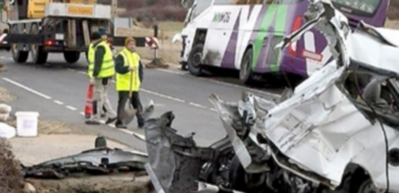 El primer accidente mortal de este año tuvo lugar en Espirdo el pasado mes de febrero. Falleció una mujer. / EL ADELANTADO