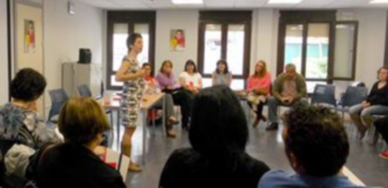 Una sesión del V Encuentro de Familias de Acogida promovido por Cruz Roja Segovia. /M. Galindo