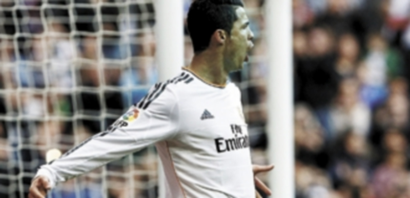 El atacante portugués volvió a ser el mejor del equipo que dirige Carlo Ancelotti. / Efe