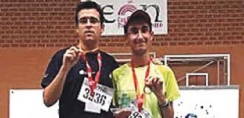 Los dos deportistas segovianos