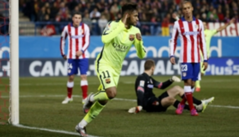 Un partidazo de 45 minutos 1 Neymar celebra el tercer gol azulgrana del partido