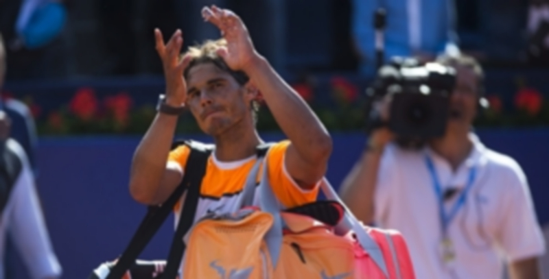 El tenista balear cayó en los octavos de final del Trofeo Conde de Godó ante el italiano Fognini en dos sets. / EFE