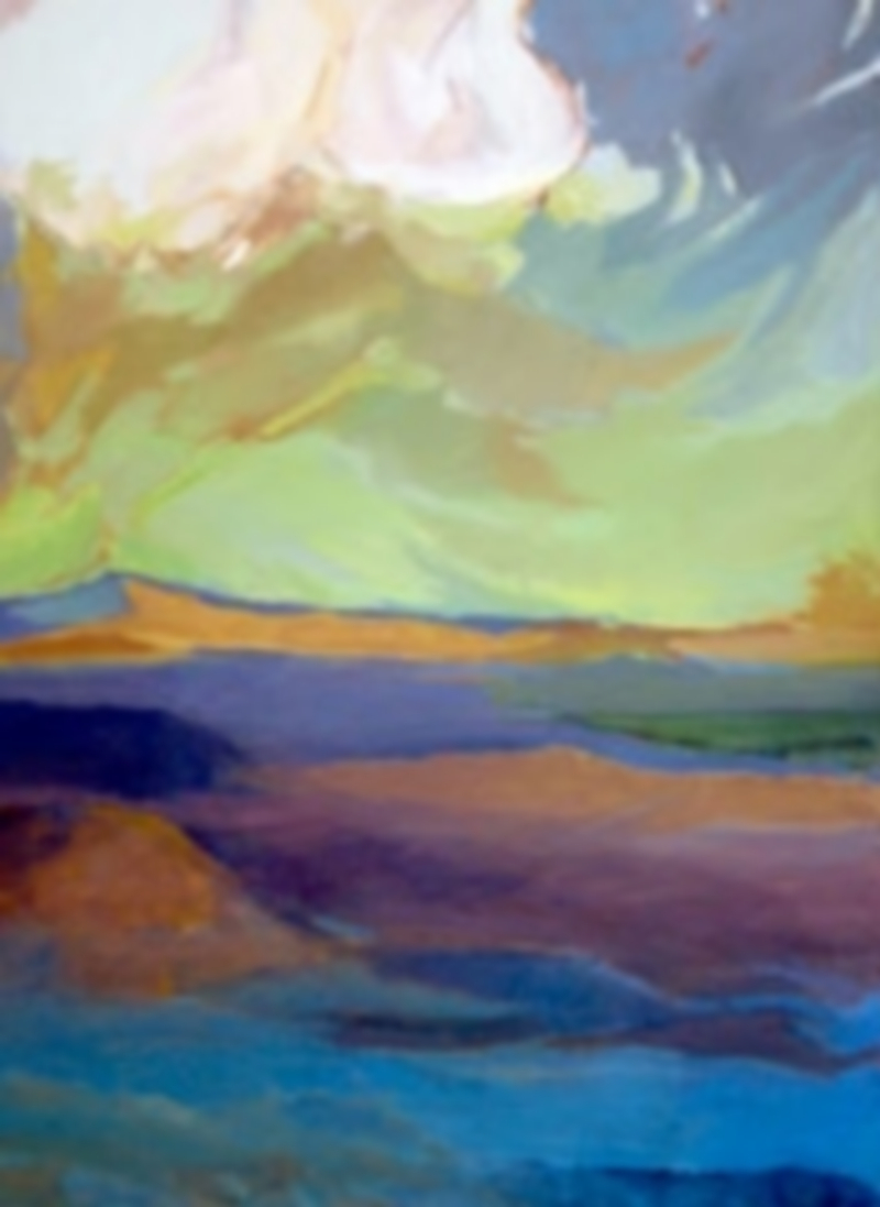 Una de las obras de Marta García Sanz que pueden verse en la exposición. / E. A.