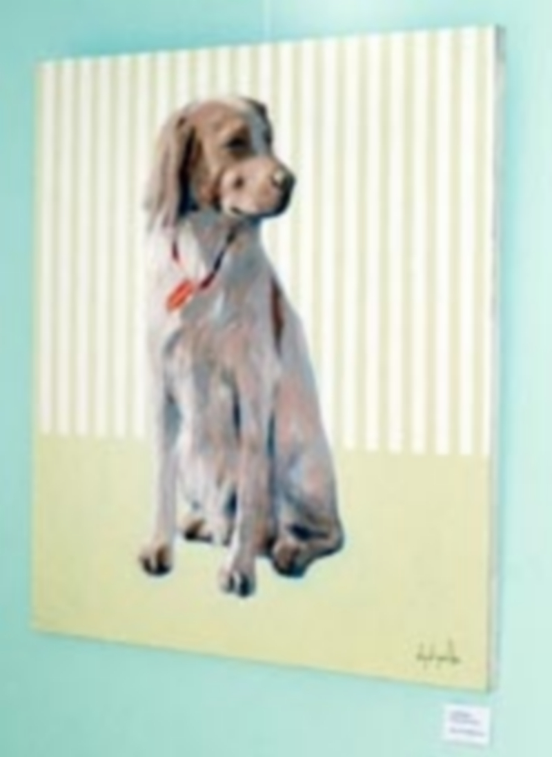 La Re-Evolución de Miguel González 1 Una de las obras de la exposición del segoviano Miguel González