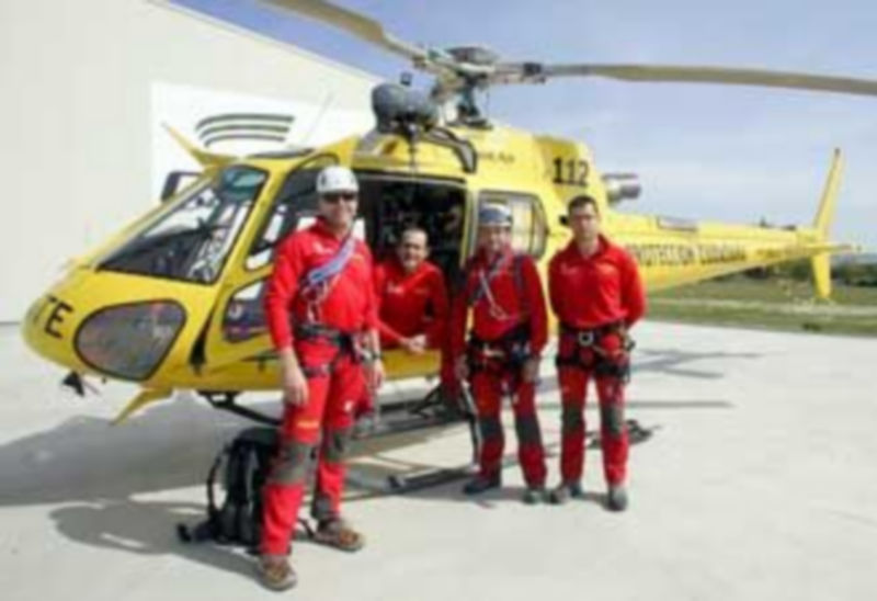 Integrantes un grupo de emergencias del Servicio 112 de Castilla y León