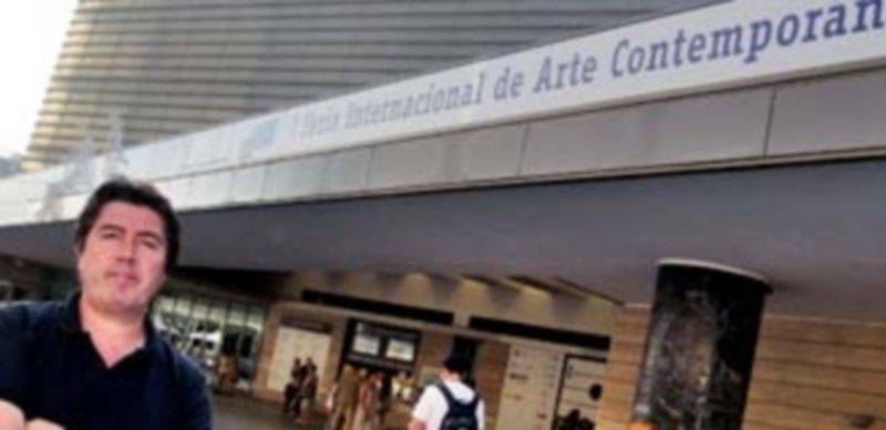 El pintor José Luis López Saura