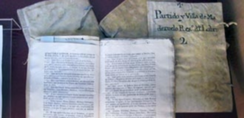 El documento que se exhibe de forma especial estes mes es el Catastro de Maderuelo