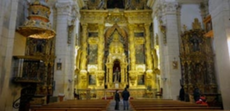 La iglesia del Seminario estará abierta a las visitas hasta el lunes de Pascua. / Kamarero