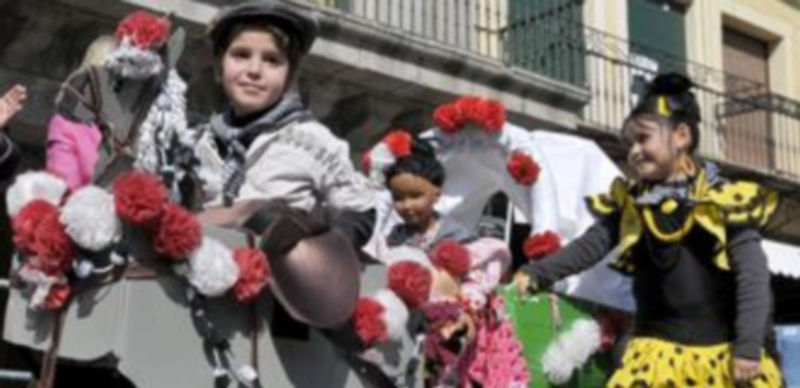 Algunos de los niños galardonados en la pasada edición del Carnaval
