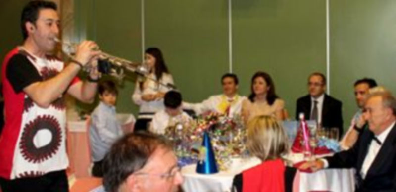 Imagen de la cena de Nochevieja