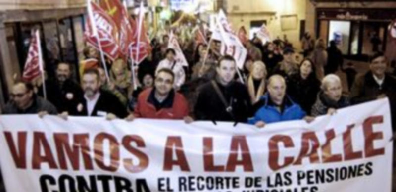 La cabecera de la manifestación