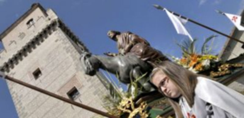 Imagen de archivo de la procesión de Domingo de Ramos del año pasado. / Kamarero