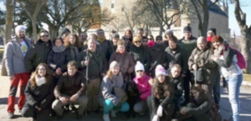 El grupo de turistas