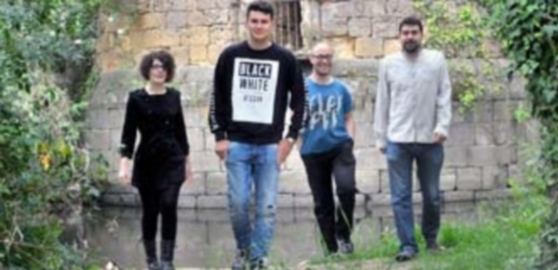 Los cinco componentes de la orquesta Clamores que se presentarán oficialmente esta noche y que ya tiene contratadas algunas actuaciones. / Kamarero