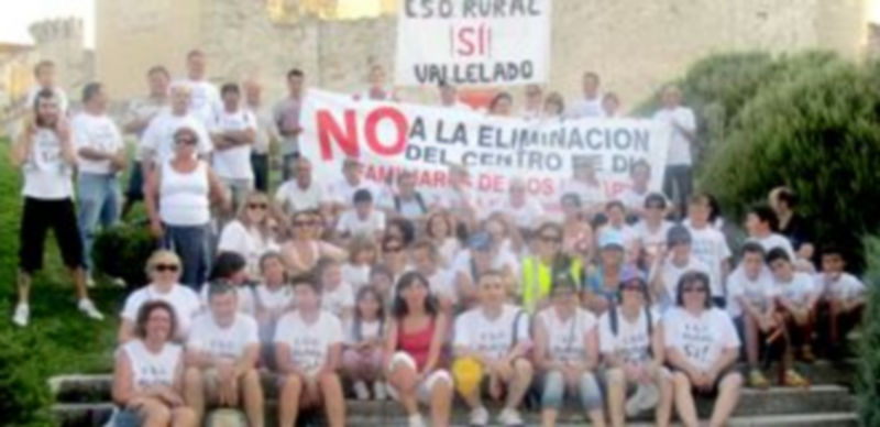 Marcha reivindicativa contra la supresión de la ESO Rural