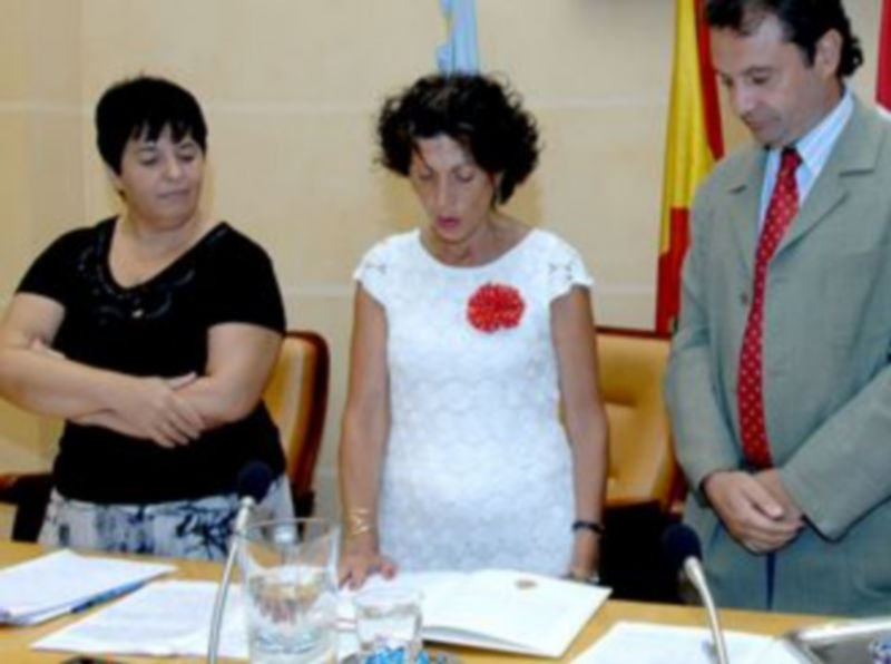 Ana Sanjosé presta juramento